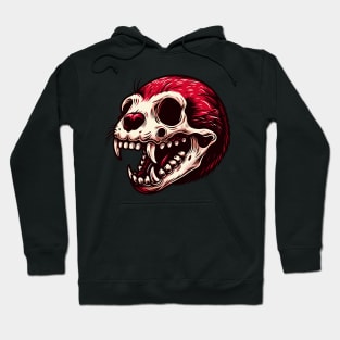 Possum Head Skull Hoodie